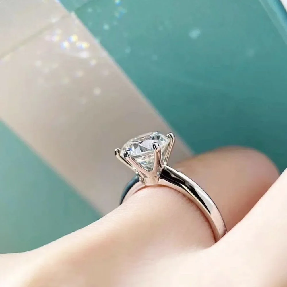 Certified 2ct. t.w. Diamond Solitaire Engagement Ring - Picture 4 of 16